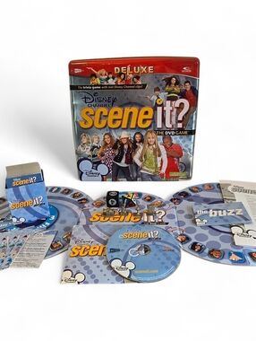 Disney Channel Scene it? Deluxe DVD Game **COMPLETE w/Copied Instructions**